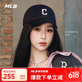 MLB帽子男女软顶棒球帽虞书欣明星同款运动鸭舌帽3ACP6601N-45CGS-F