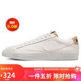 耐克NIKE板鞋男经典BLAZER LOW '77运动鞋DV7231-001米黄42