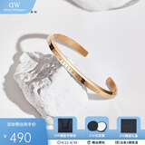 丹尼尔惠灵顿（DanielWellington）dw手镯男女 经典开口情侣手镯时尚饰品 生日礼物送女友 玫瑰金小号 DW00400003