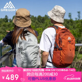 GREGORY格里高利NANO登山包徒步背包通勤轻便冲顶包双肩包-18L银绿色