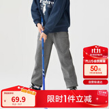 巴拉巴拉童装儿童裤子男童女童加绒长裤冬保暖运动休闲束脚裤208424108217