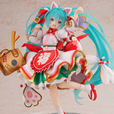 泰利奇初音未来TAITO周边二次元美少女战士模型摆件公仔盲盒送福袋 初音未来许愿[猫] 现货