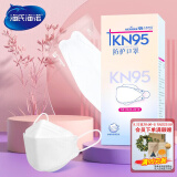 海氏海诺一次性kn95口罩防尘防护成人柳叶型30只装独立包装鱼嘴型防雾霾