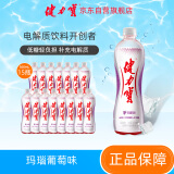 健力宝运动碳酸饮料补充电解质玛瑙葡萄味汽水560ml*15瓶整箱