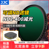 JJC 可调减光镜 ND2-400 中灰密度镜 nd滤镜 适用于佳能尼康富士索尼微单反相机 风光长曝摄影配件 62mm