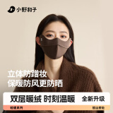 小野和子防晒口罩保暖面罩女秋冬季户外骑行护眼角3D立体口罩