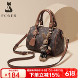 金狐狸（FOXER）女士包包女包大容量单肩斜挎包手提枕头包轻奢生日礼物送女生女友