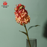 爱已装糖仿真花ins风宝塔绣球假花插花束客厅装饰餐桌摆花绢花桔色1支