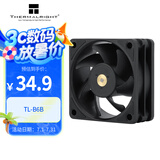 Thermalright(利民) TL-B6B 6cm机箱风扇 S-FDB V2轴承 6cm机箱风扇4pin PWM 3200转速