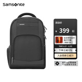 Samsonite双肩包多隔层大容量男书包可放15英寸电脑包防泼水商务背包36B黑 黑色