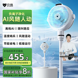 贝昂空气循环扇静音卧室客厅电风扇智能语音节能大风力直流变频家用风扇台式桌面电风扇3D摇头 SF3 Pro鸿蒙智联【功能升级】