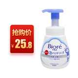 花王（KAO）泡沫洗手液日本进口泡泡清洁洗手液 240ml*1瓶 淡香型