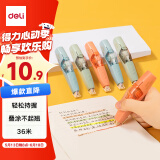 得力（deli）【全网低价】36m笔型修正带替芯 大容量可换替芯 学生开学文具用品涂改带改正带 6只装 