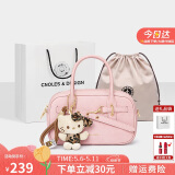 蔻一（Cnoles）斜挎包包女士真牛皮高端百搭单肩小手拎包闺蜜生日礼物实用走心款