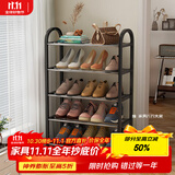 安尔雅鞋架门口多层简易鞋柜客厅宿舍出租房收纳架子 五层42cm