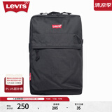 Levi's【商场同款】李维斯秋季男士双肩背包黑色时尚简约潮流 黑色 OS