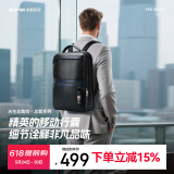 博牌双肩包头层牛皮商务背包15吋上班电脑包旅行书包节日礼物送老公