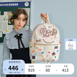 Lesportsac乐播诗Tokidoki双肩包可爱包包女包印花背包新学期书包初高中学生 甜甜圈星球