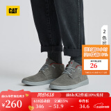 CAT卡特休闲鞋男士CODE系列户外百搭中帮鞋拼色板鞋休闲靴 灰色 39