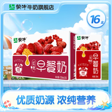 蒙牛 【吴磊推荐】早餐奶整箱儿童学生营养早餐牛奶 【红枣味】250ml*16盒