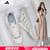 阿迪达斯 （adidas）三叶草女鞋 2025新款运动鞋轻便透气休闲鞋潮流小白鞋子女 亮白/浅蓝/时尚/热销款 37