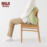 无印良品（MUJI） 可当成腰垫使用的 柔软靠垫 抱枕 腰托腰靠 靠枕教师节礼物 青柠绿 55*40*20cm