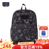 JANSPORT杰斯伯书包轻便双肩包男女旅行包简约背包电脑包学生校园 4QUEGX9航天物语-隔层+侧袋