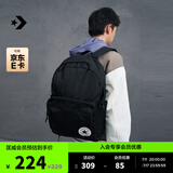 匡威（Converse）CONVERSE匡威官方 GO 2 经典款男女大容量双肩包电脑背包10020533 10020533-A01/黑色 OSFA