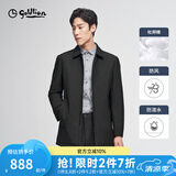 金利来【防风/防泼水/杜邦棉】秋冬季棉服男保暖翻领商务休闲棉衣 99J4-黑色 L 175/92A 推荐130-140斤