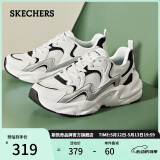 斯凯奇（Skechers）女鞋软底舒适老爹鞋厚底增高休闲运动鞋熊猫鞋117364