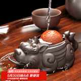 唐丰紫砂茶宠财源滚滚金蟾茶具茶盘摆件喷水寄宝金蟾茶桌配件 财源滚滚茶宠（宇辉同行同款）