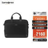 新秀丽（Samsonite）公文包休闲公文包黑色背包男女公文包男士礼物TO0*09012