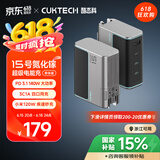 CUKTECH酷态科15号GaN超级电能闪充140W氮化镓四口充电器PD快充头兼容100W适用苹果华为小米三星笔记本