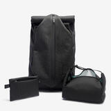 迪卡侬（DECATHLON）双肩包骑行背包旅行休闲包电脑包 曜石黑27L-4551559