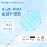 薰风（KUMPOO）羽毛球拍熏风k520pro全碳素超轻初学者单拍月白-冰蓝色羽线