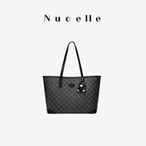 纽芝兰（NUCELLE）【沈月同款】包包女款2025鸭子托特包大容量通勤单肩包生日礼物