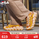 斐乐（FILA） 可颂面包鞋运动鞋女休闲鞋老爹鞋厚底鞋子 布朗熊/印度棕-SI 36