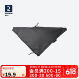 迪卡侬男大容量手机腰包女健身多功能休闲斜挎包经典黑35*35cm 2905446
