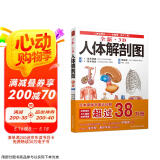 全新3D人体解剖图 人体肌肉解剖运动解剖学断层局部图谱解剖书教材卫生解剖生理学专业基础医学书解剖图谱京东超级618
