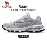骆驼（CAMEL）【漫游】运动鞋新款男鞋网面透气复古休闲百搭厚底增高慢跑步鞋子