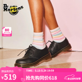 马丁（DR.MARTENS）1461 Y 经典休闲时尚软皮黑色3孔马丁单鞋 黑色 36