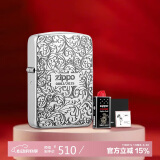 ZIPPO打火机之宝防风煤油 1941复刻版-古银唐草-2025限量版520含油套装