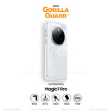 猩球卫士高级感适用荣耀Magic7Pro瓦楞手机壳防指纹超薄行李箱条纹保护套磨砂个性透明外壳商务简约轻奢白