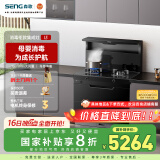 森歌（SENG）I3 二星级母婴消毒集成灶一体灶 家用消毒柜集成灶 抽油烟机一体机套装 液化气左排烟