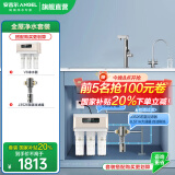 安吉尔【国家补贴20%】净水器家用直饮V6 净饮机 1.46升/分钟体验600G流速体验 排名前十净水机家电 净饮2件套：V6+3526前置过滤器