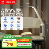 飞利浦（PHILIPS）护眼台灯家用国AA级全光谱学生卧室阅读学习台灯轩坦ECO纯夹子版