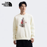 The North Face北面卫衣男户外保暖柔软亲肤舒适8ATE 米白色/QLI L