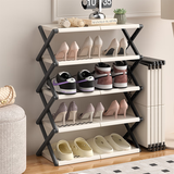 佳帮手鞋架小型入户门口折叠大容量简易鞋柜多层家用宿舍鞋架子3层