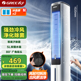 格力（GREE）家用空调扇冷风扇负离子净化静音落地冷风机水冷塔扇强力制冷小空调 KS-05X60Dg