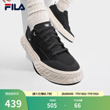 斐乐（FILA）官方川行鞋FOSSO男鞋复古帆布鞋新款休闲鞋 黑-BK 41